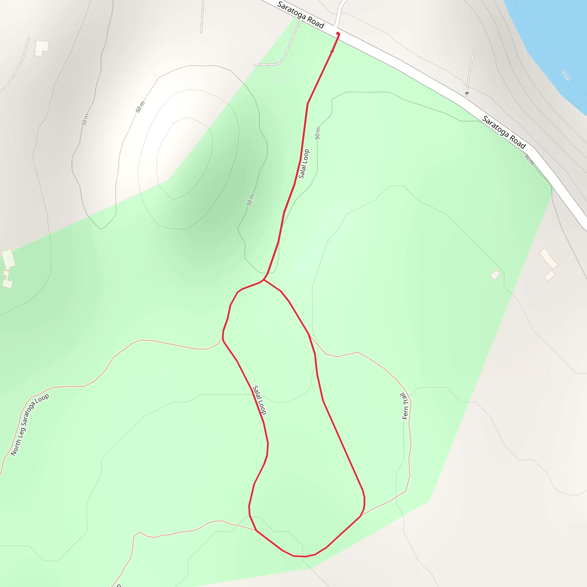 Salal Loop mobile static map