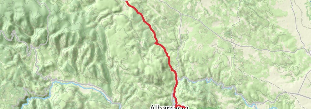 GR 10 Valencia - Portugal - Aragón stage 8 Map
