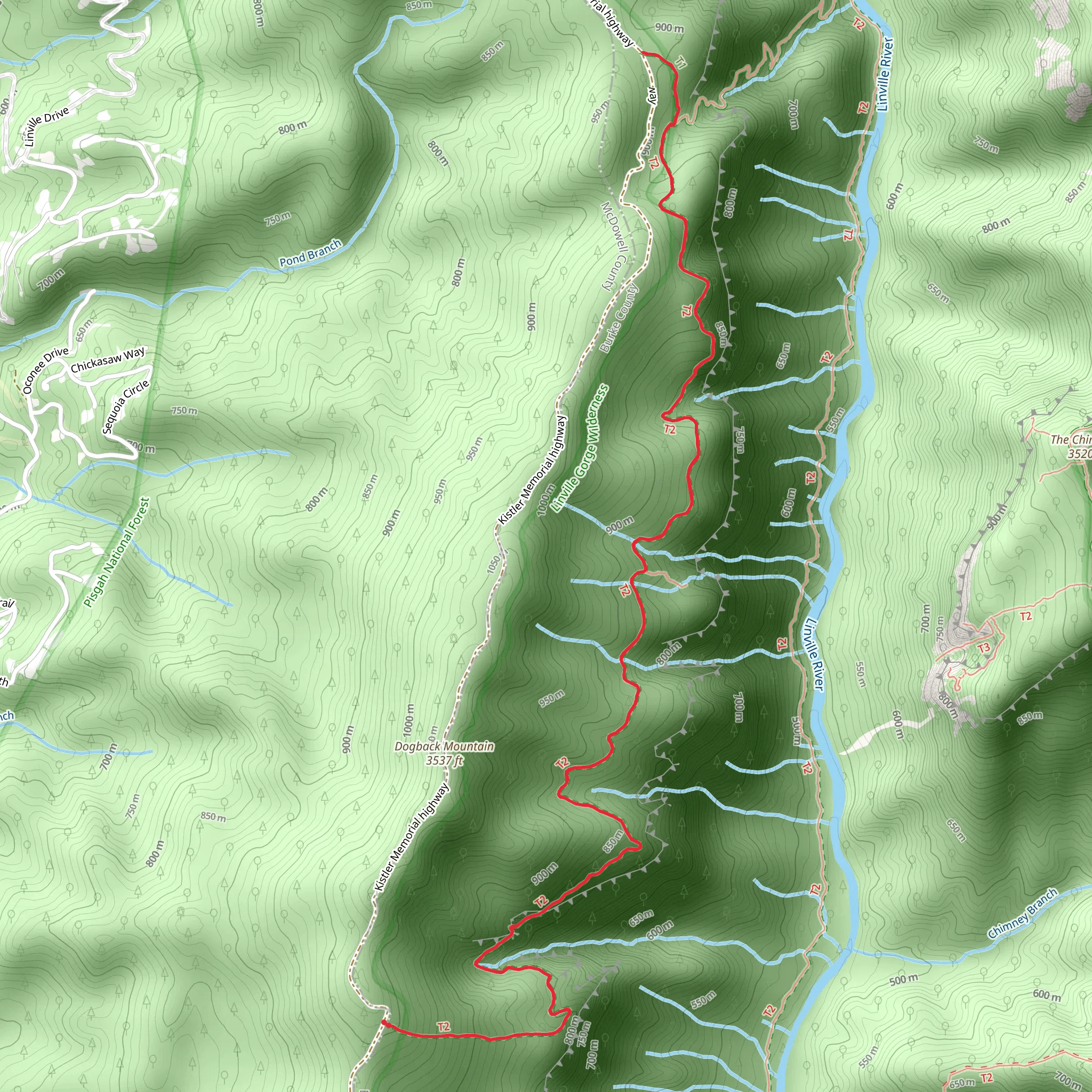 Rock Jock Trail mobile static map