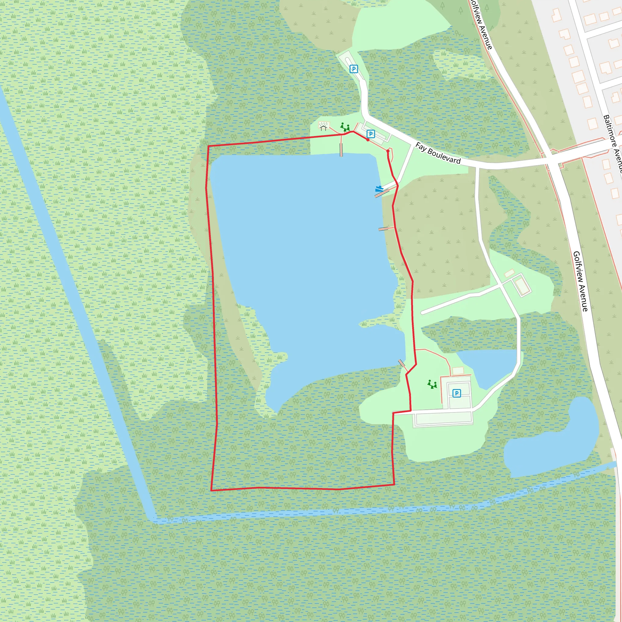 Happy Trail Loop mobile static map