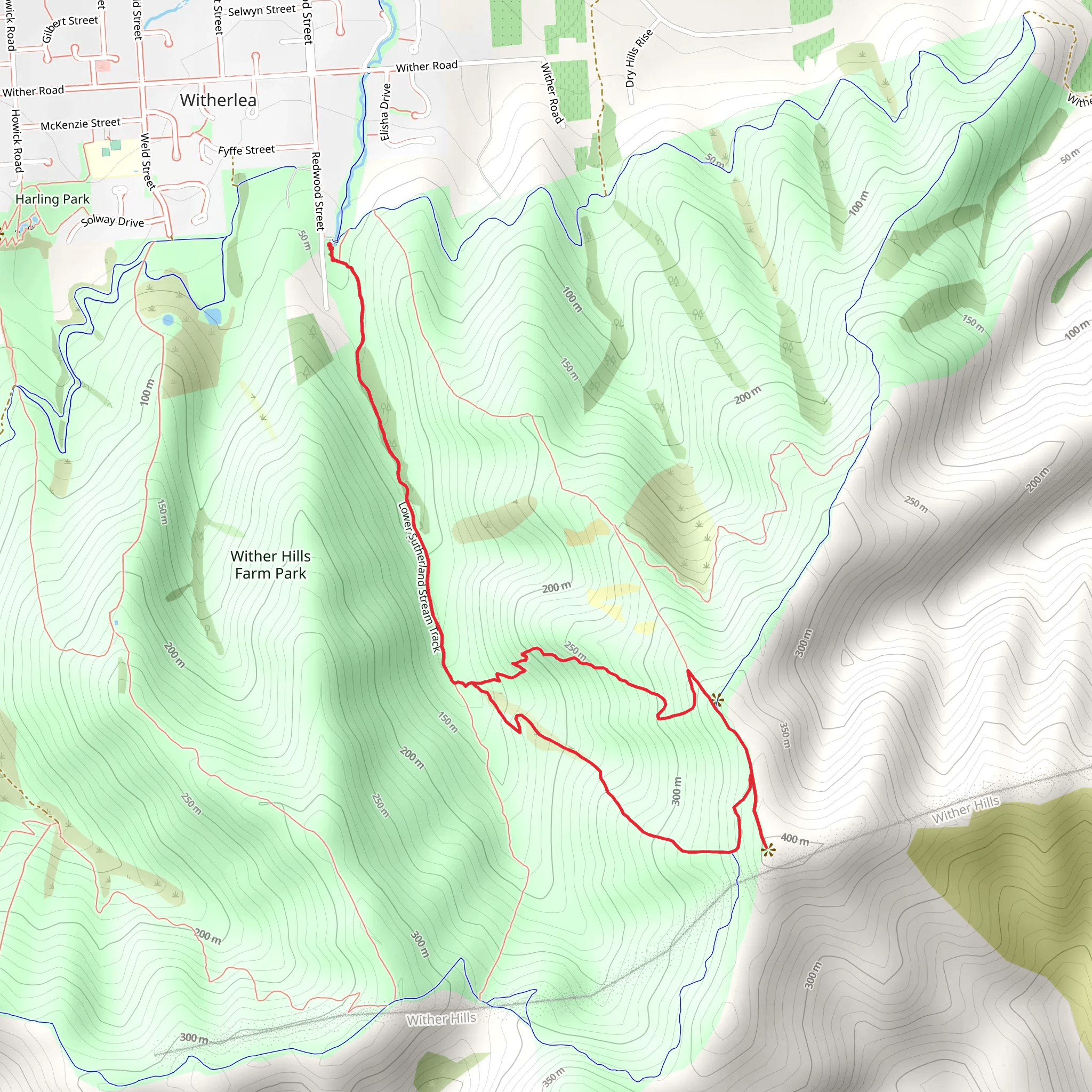 Covernent and Mount Vernon Track mobile static map