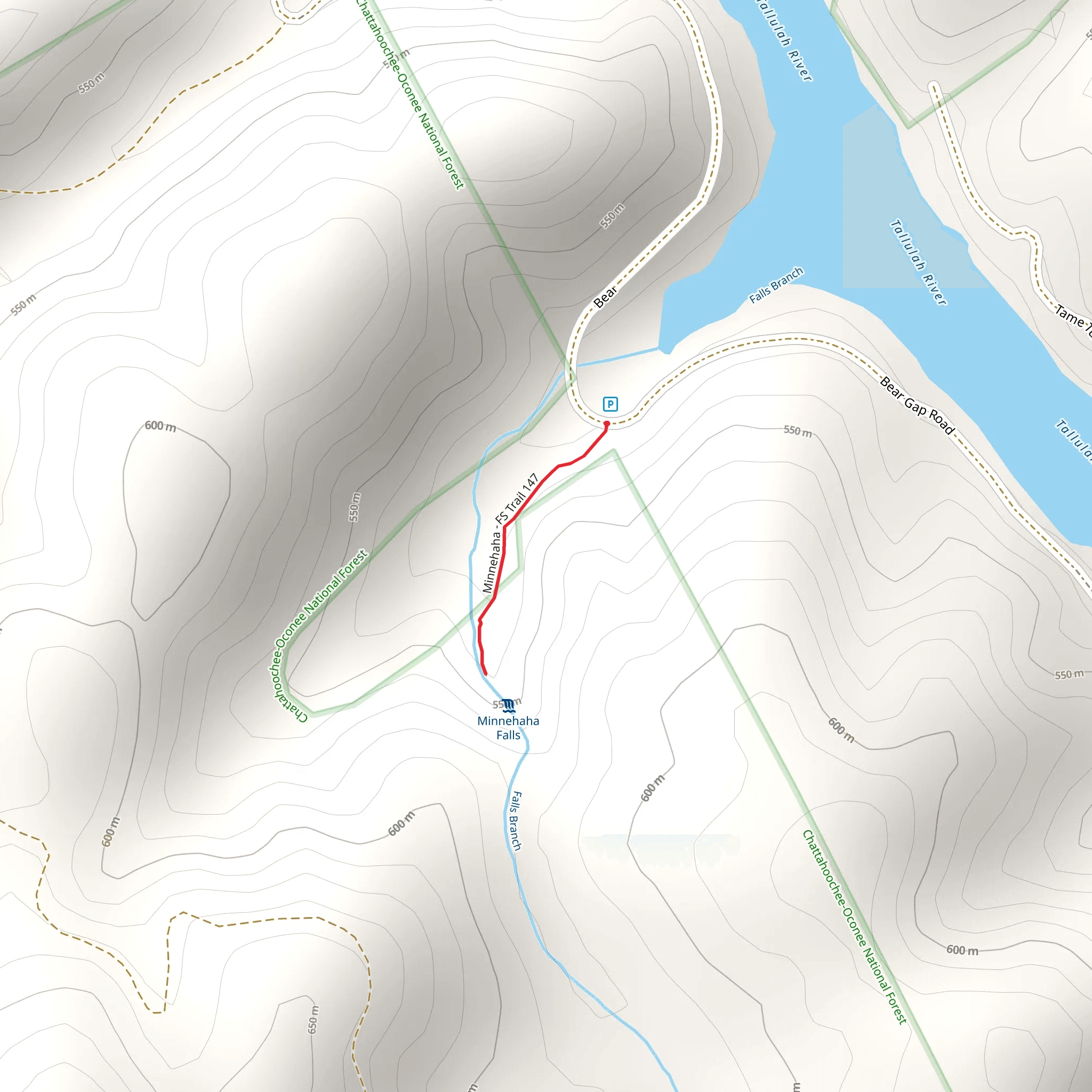 Minnehaha mobile static map