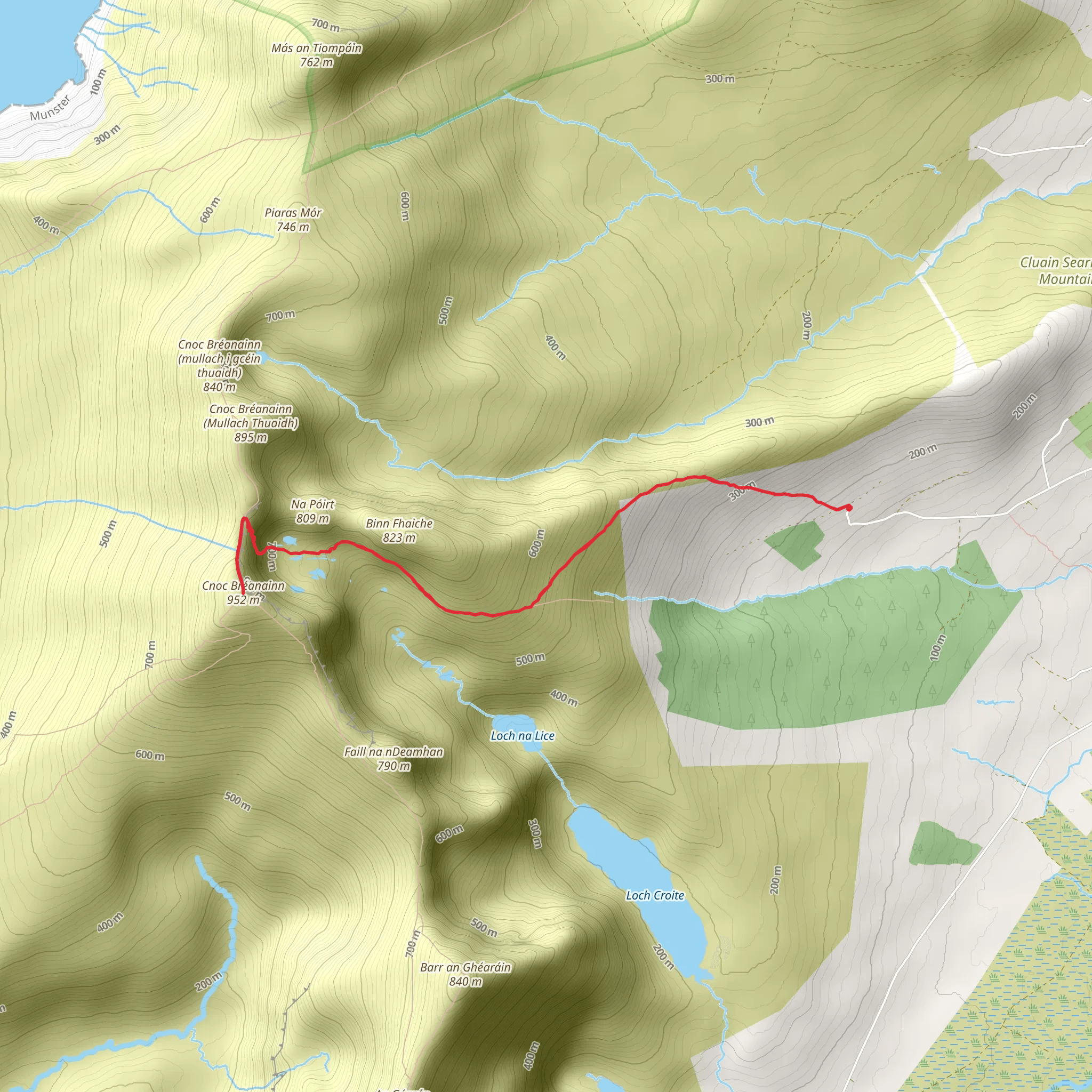 Mount Brandon from Faha mobile static map