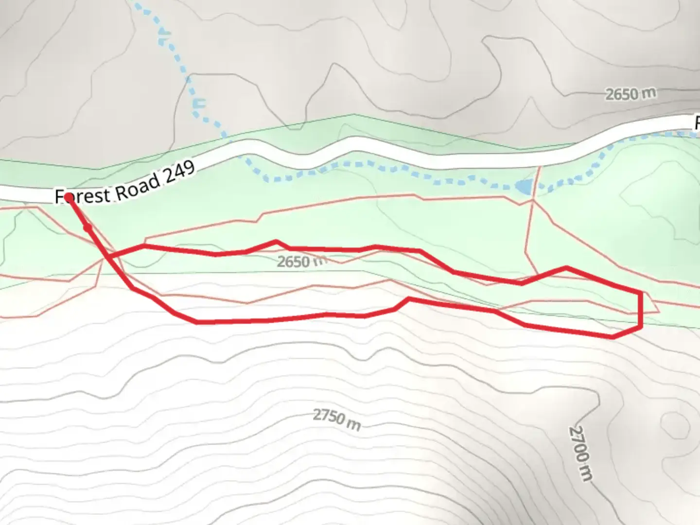 An image depicting the trail Sidewinder Loop Trail via Valley Bike Trail and its surrounding area.