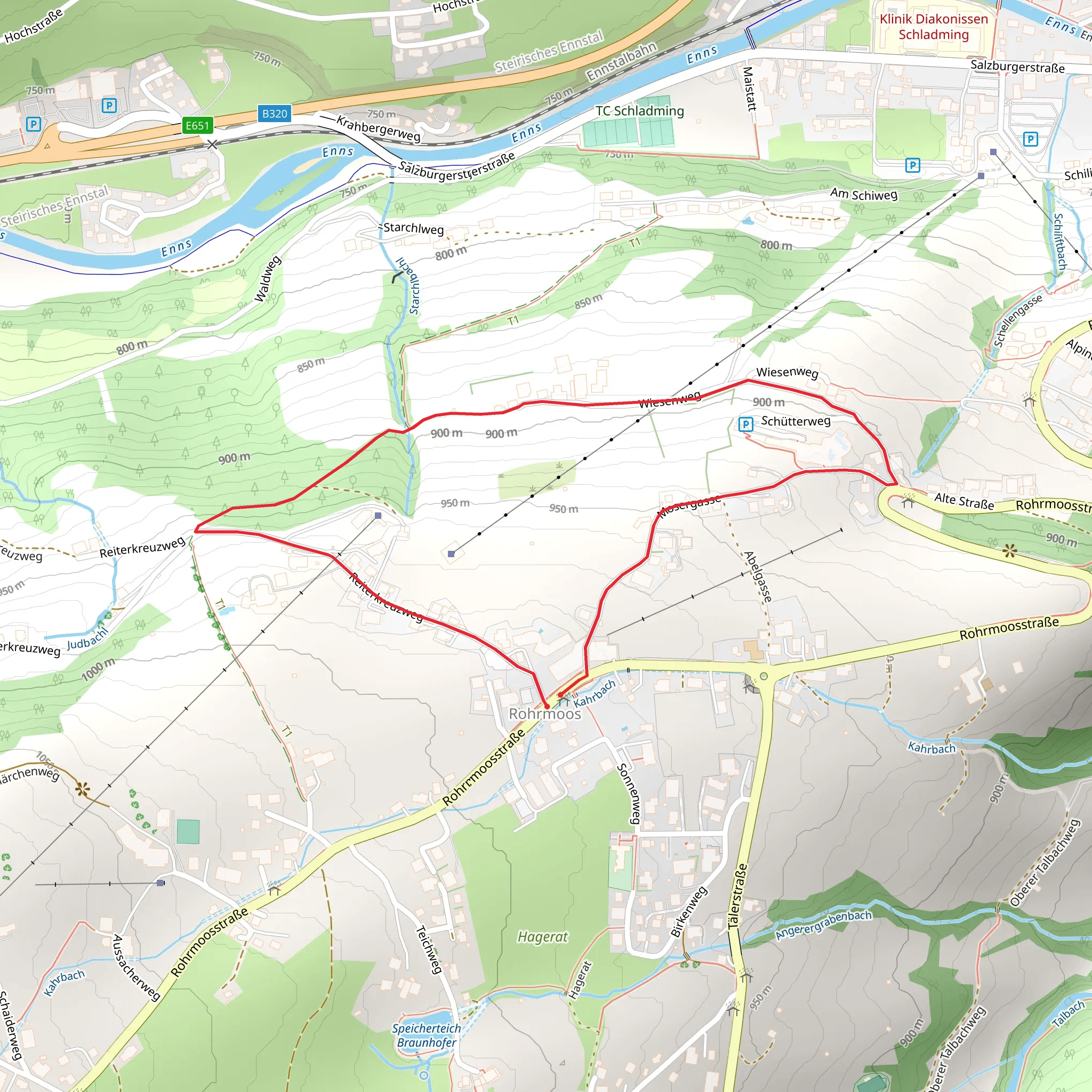Rohrmoos - Sun Tour mobile static map