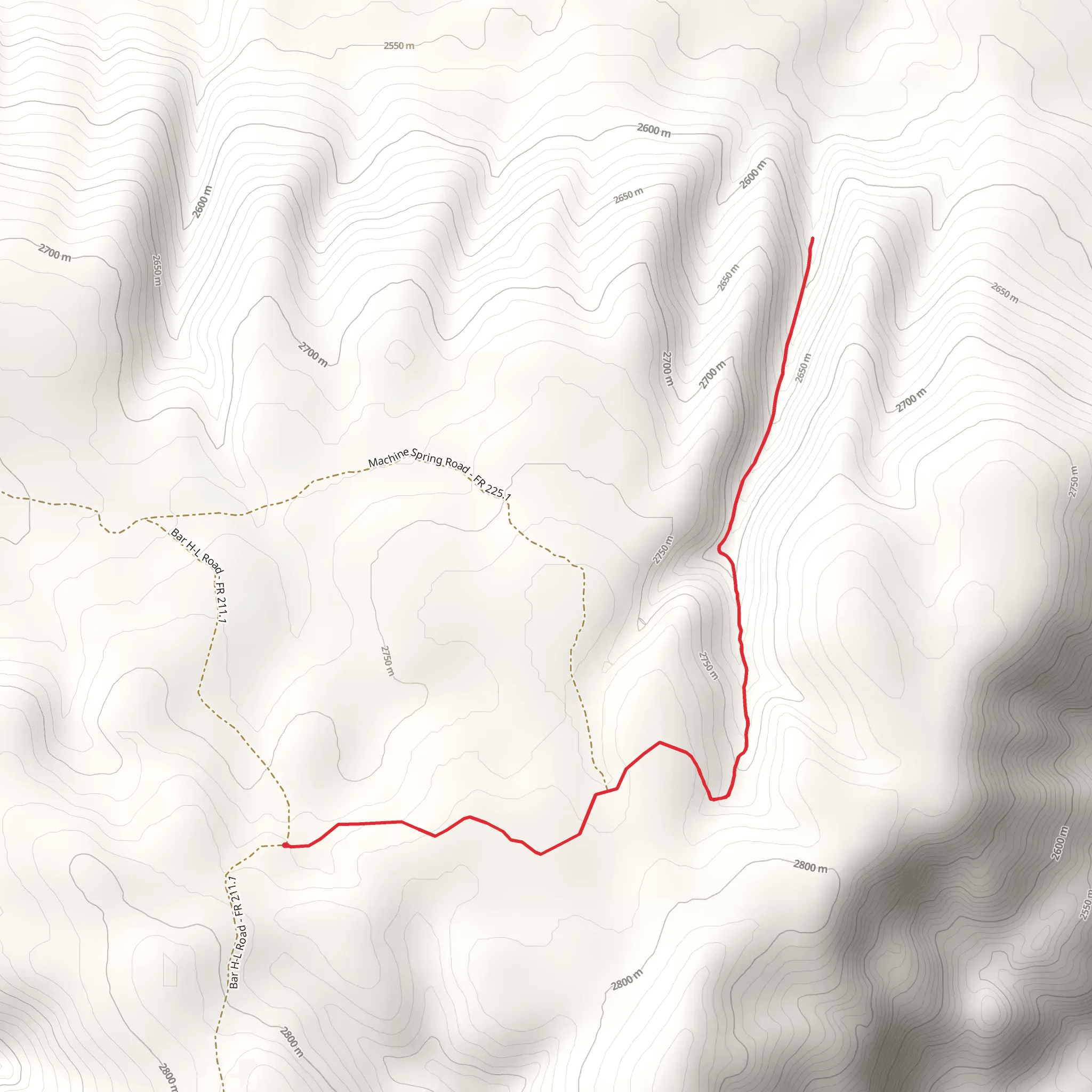 Bloodsworth Trail mobile static map