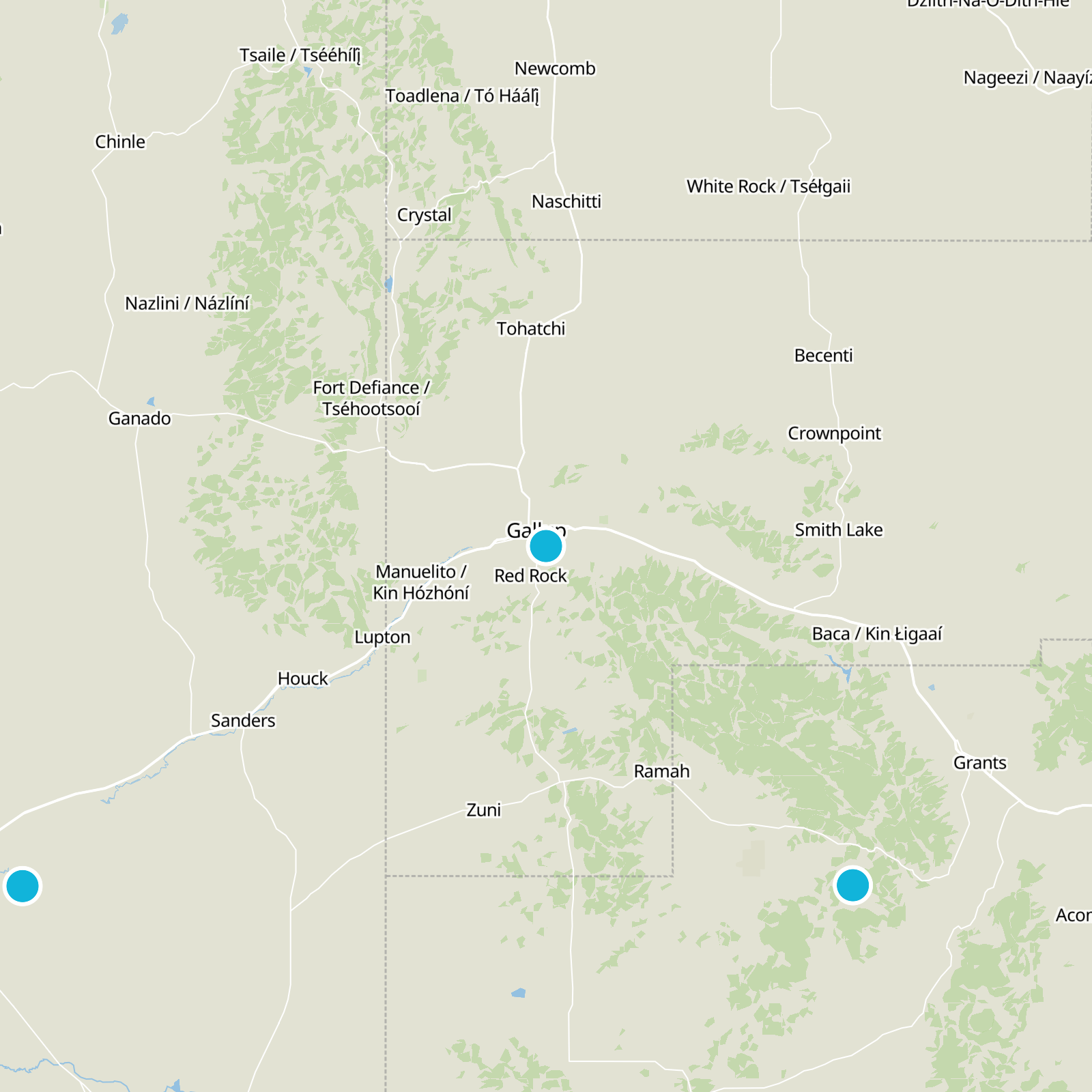 McKinley County Static Map