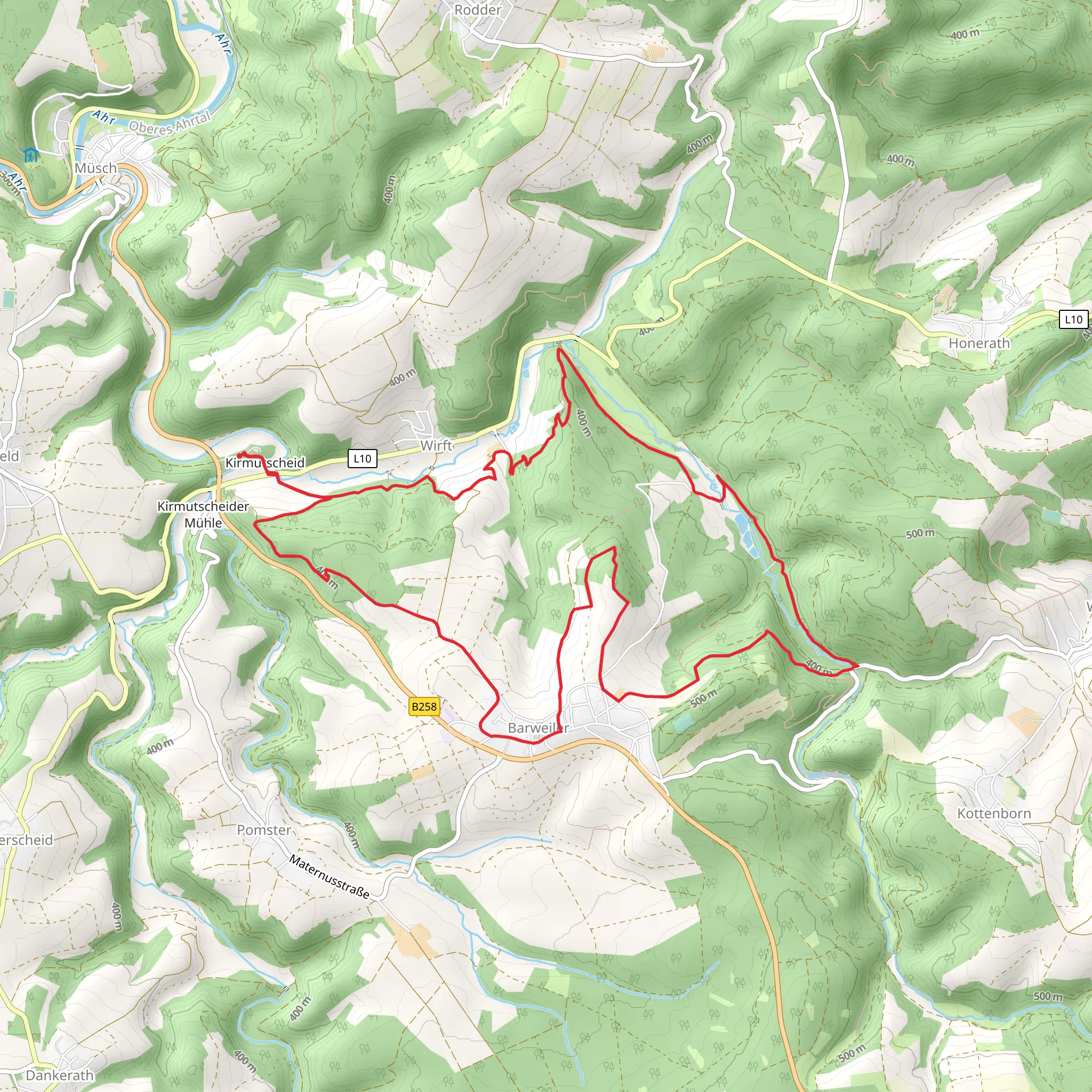 Auf den Spuren der Ordensritter and Auf den Spuren alter Muehlen mobile static map