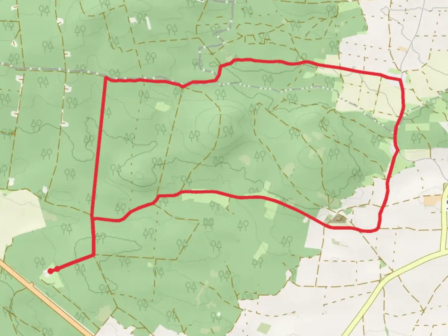 An image depicting the trail Rundwanderweg Eichstaett and its surrounding area.