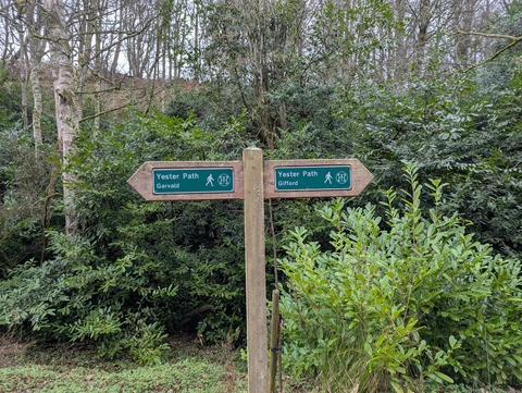 Yester castle and Goblin Ha