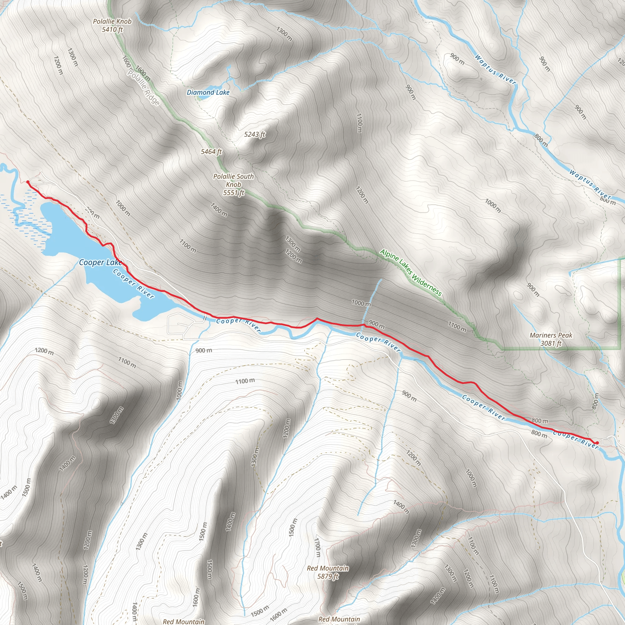 Cooper River Trail mobile static map
