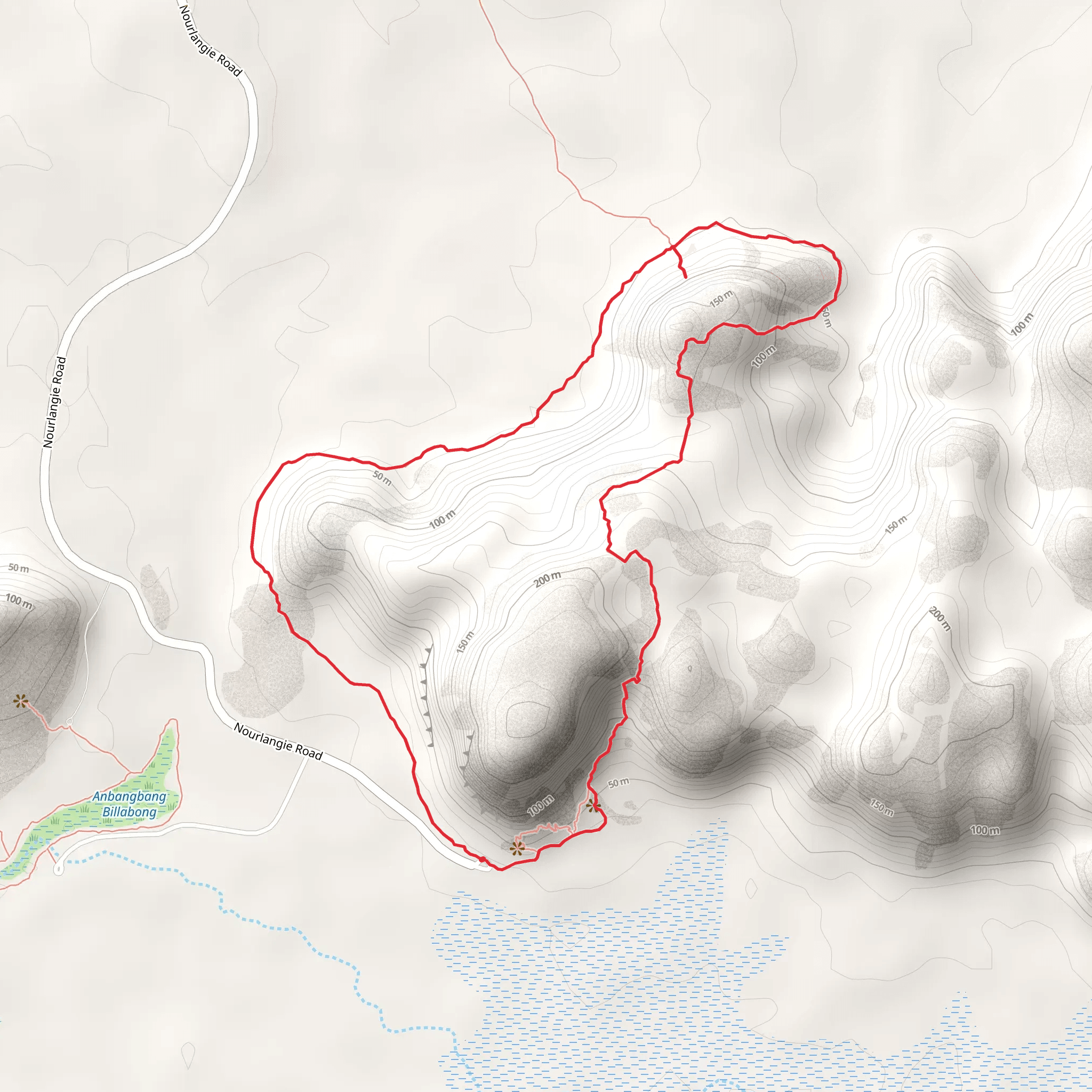 Barrk Sandstone Walk mobile static map