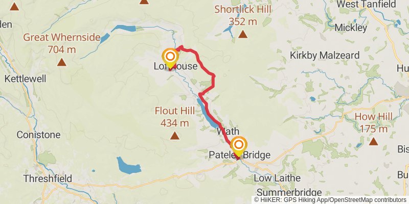 Kettlewell to Langsett Trail stage 2 Map