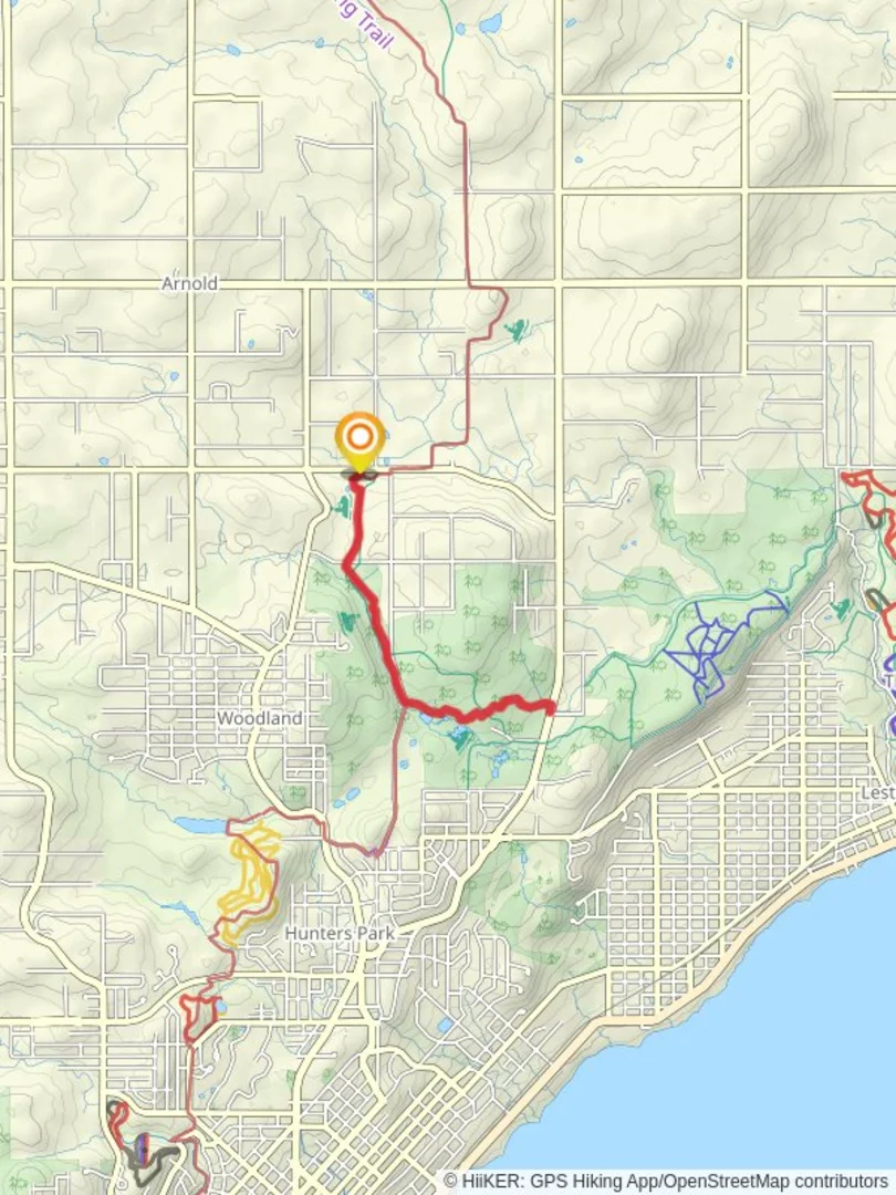 Amity Creek via Superior Hiking Trail Louis County Minnesota