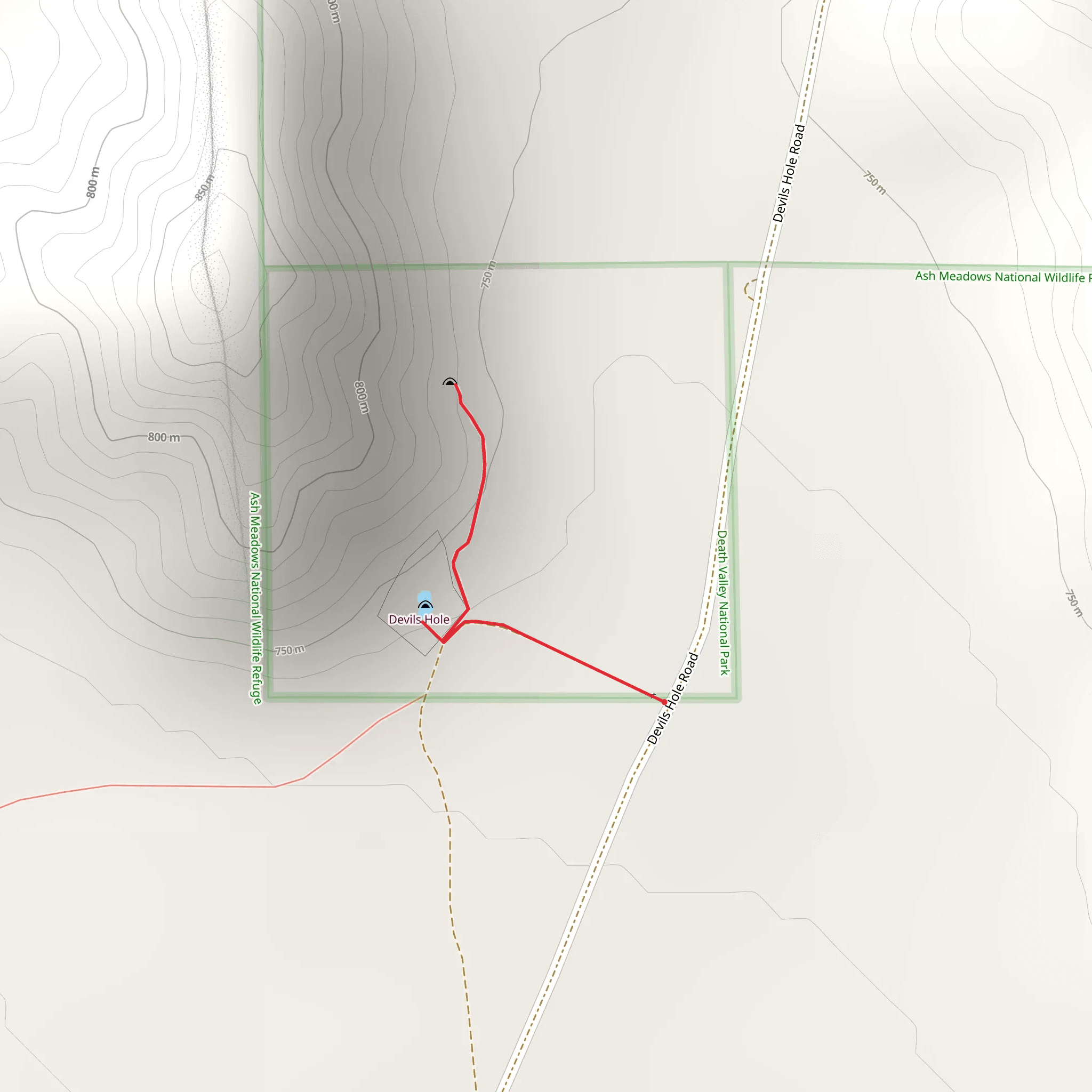 Devil's Hole mobile static map