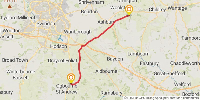 Greater Ridgeway Trail stage 13 Map