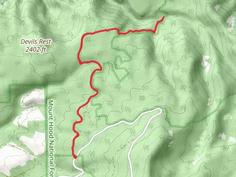 Bridal Veil Creek Out and Back