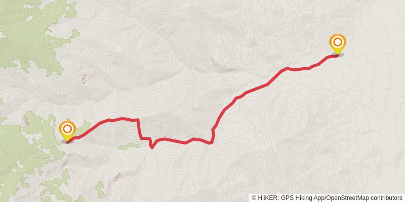 Lowest to Highest Route stage 2 Map