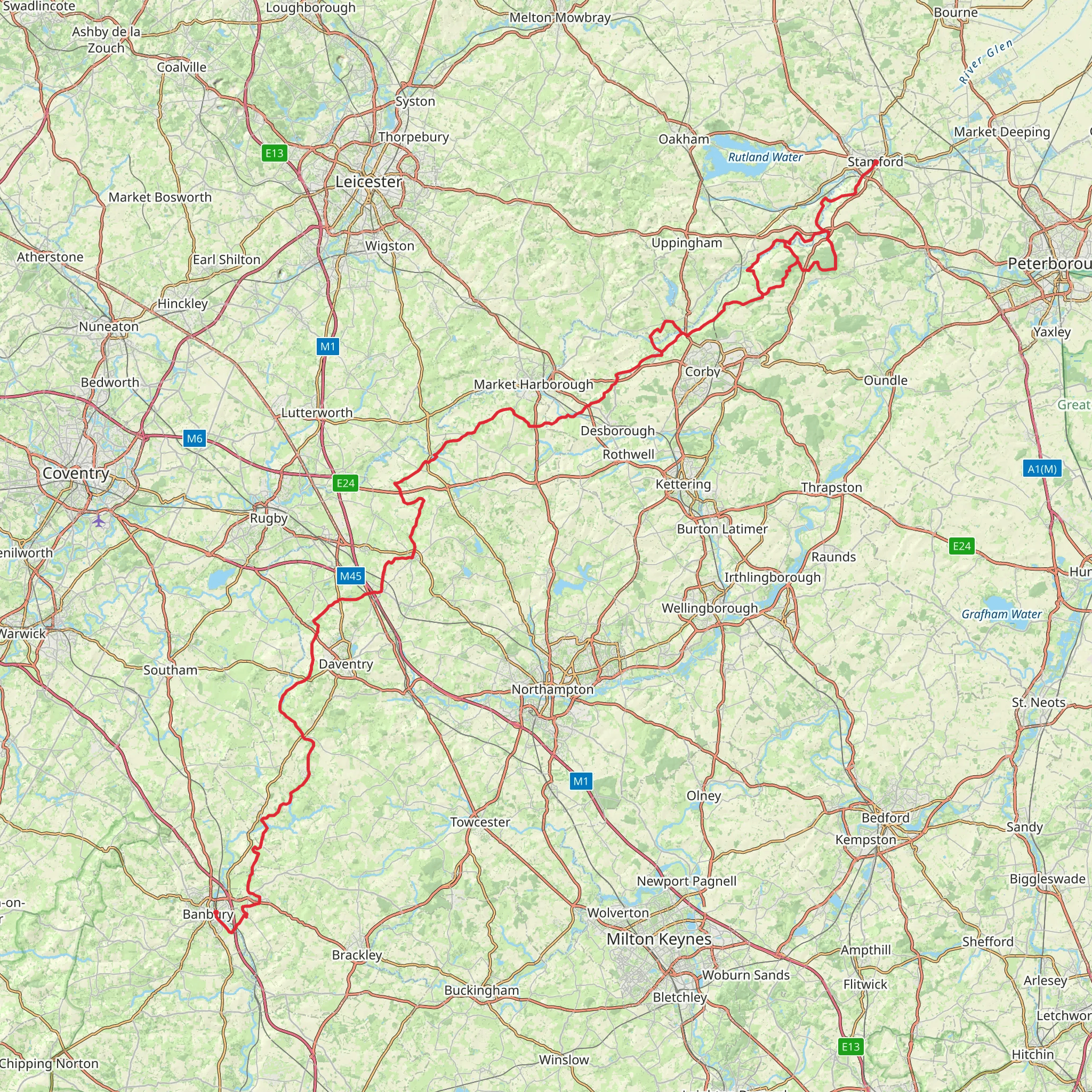 Jurassic Way mobile static map