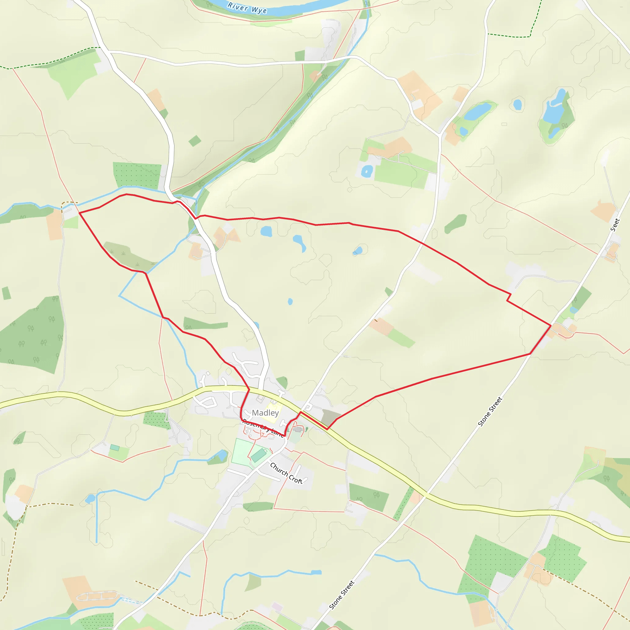 Madley Loop mobile static map