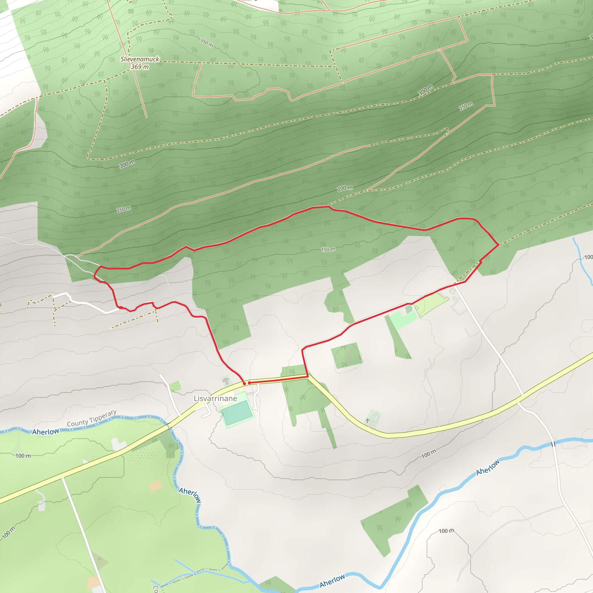 Lisvarrinane - Carrolls Loop mobile static map