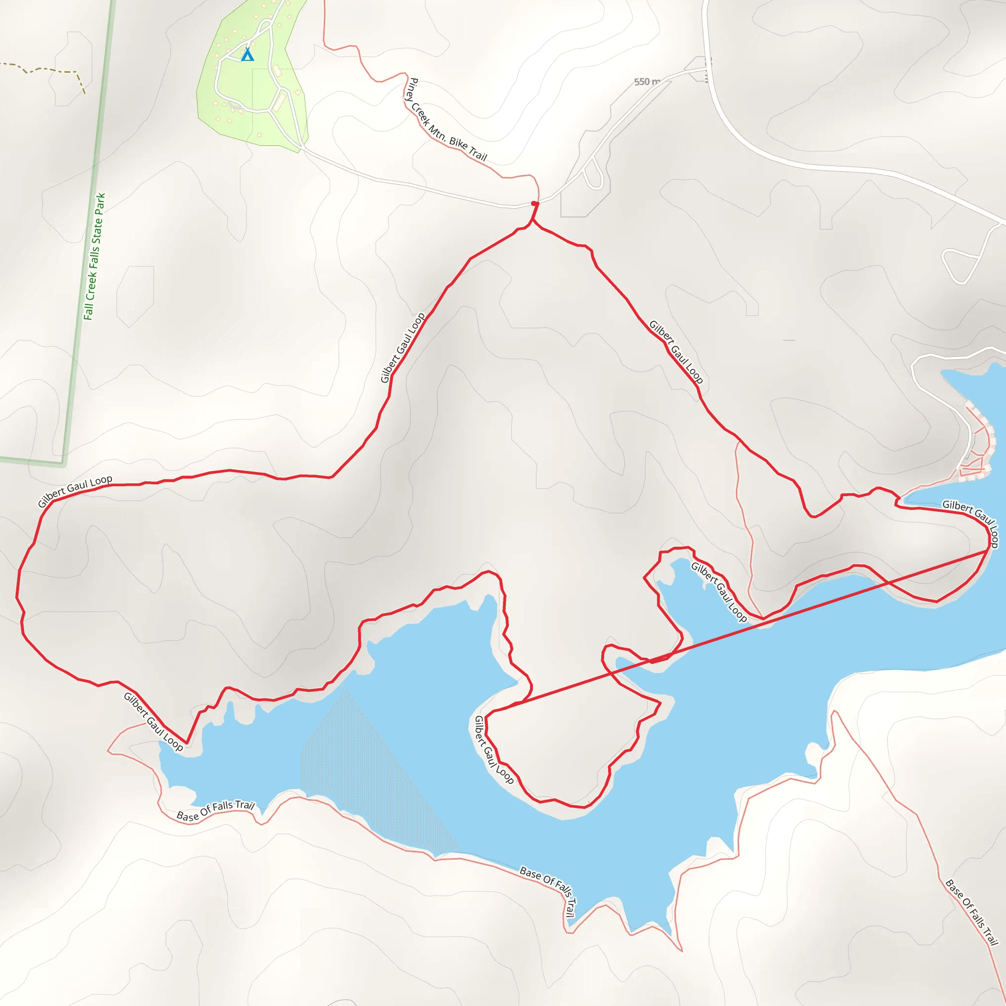 Gilbert Gaul Loop mobile static map