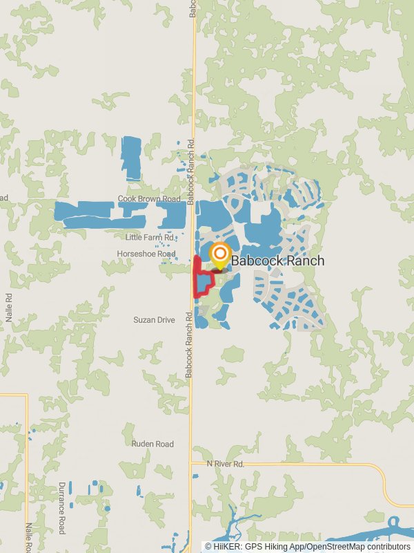 Sunset Lake Loop mobile static map