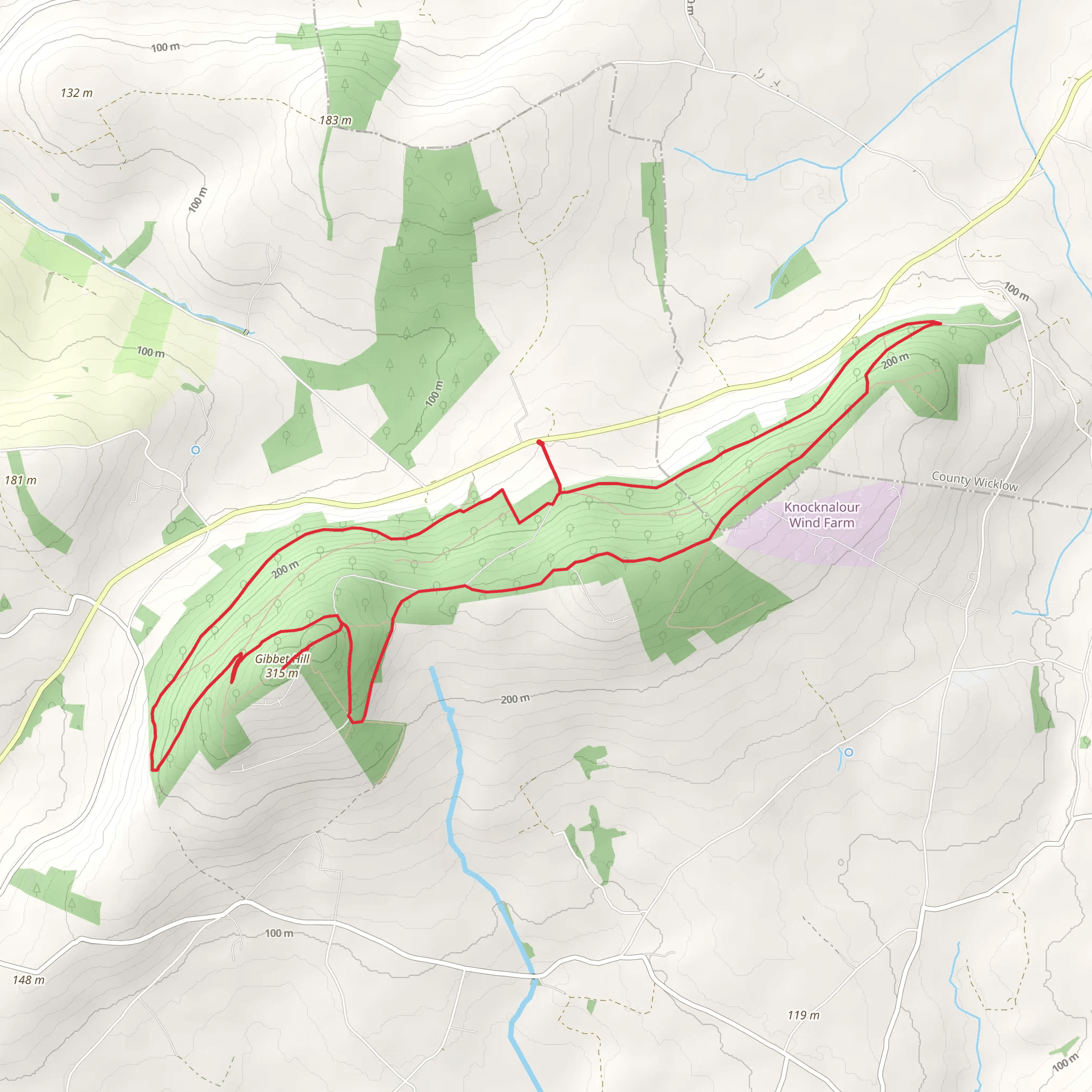 Coolmelagh - Coolmelagh Loop mobile static map