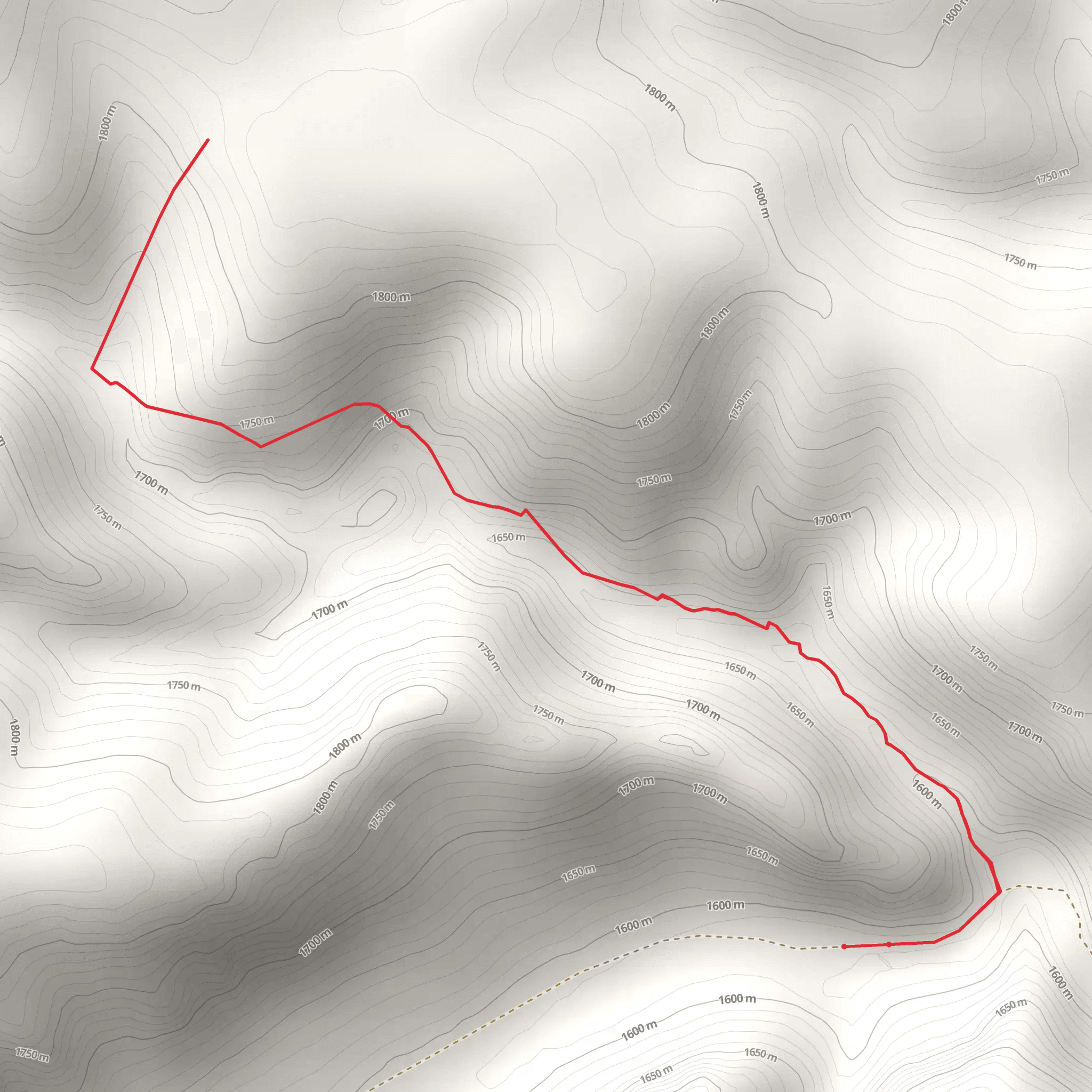 Arch Coulee Trail mobile static map