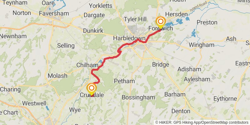 Stour Valley Walk - Kent stage 3 Map