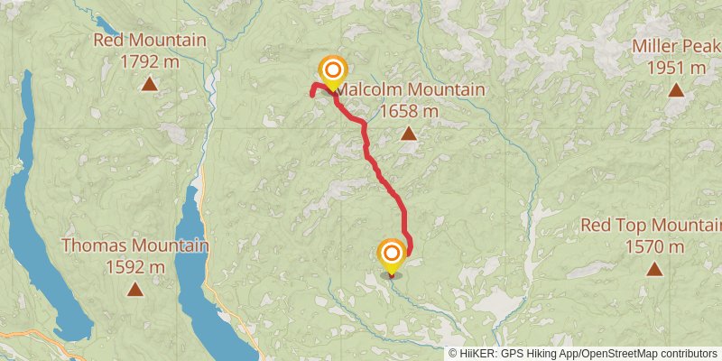 Jolly Creek Trail via Middle Fork Teanaway Trail stage 3 Map
