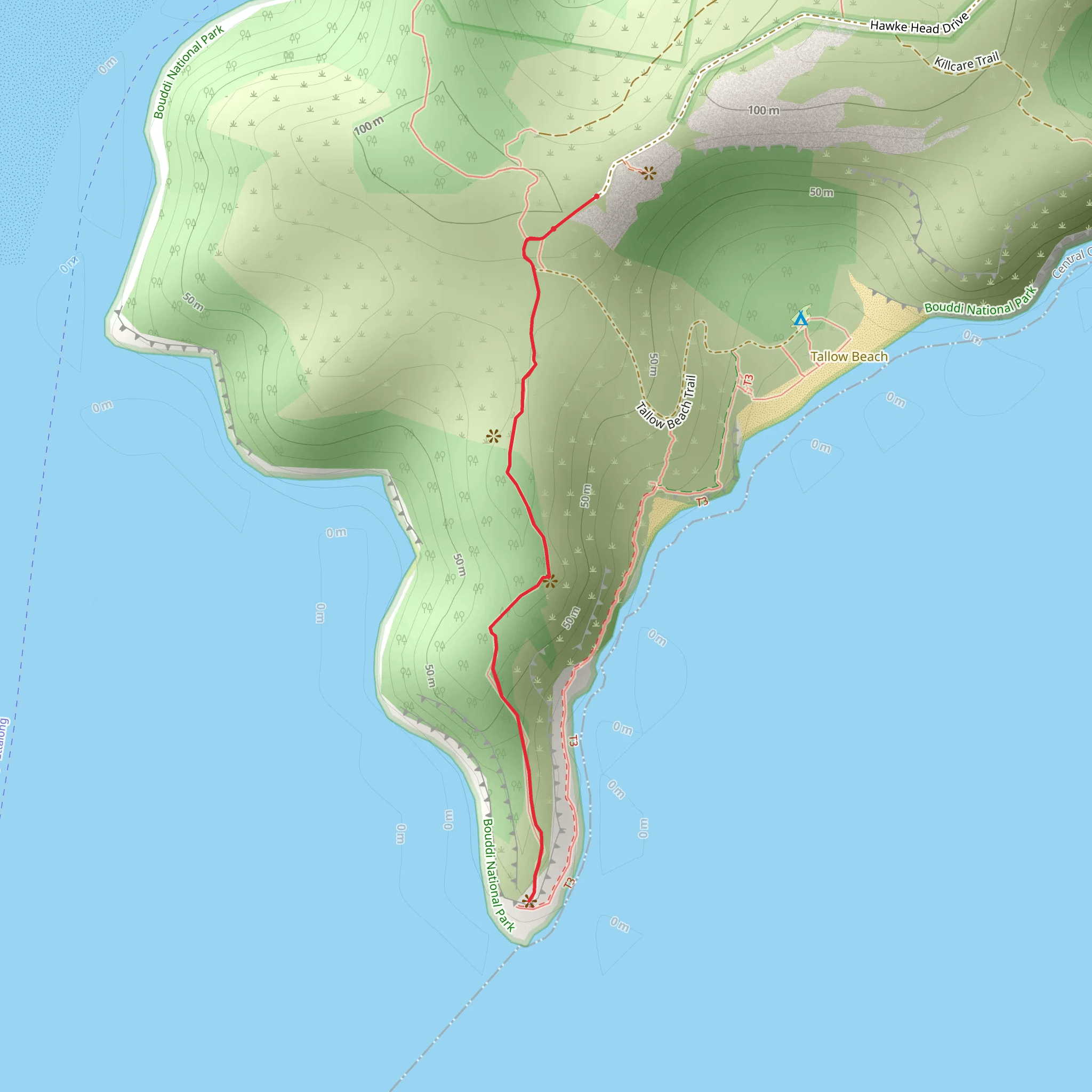 Box Head Track mobile static map