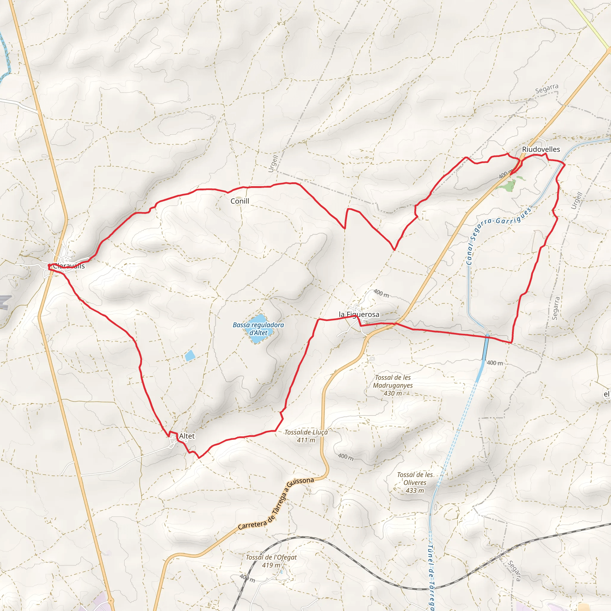 Path of the Plans de Conill PR C 69 mobile static map