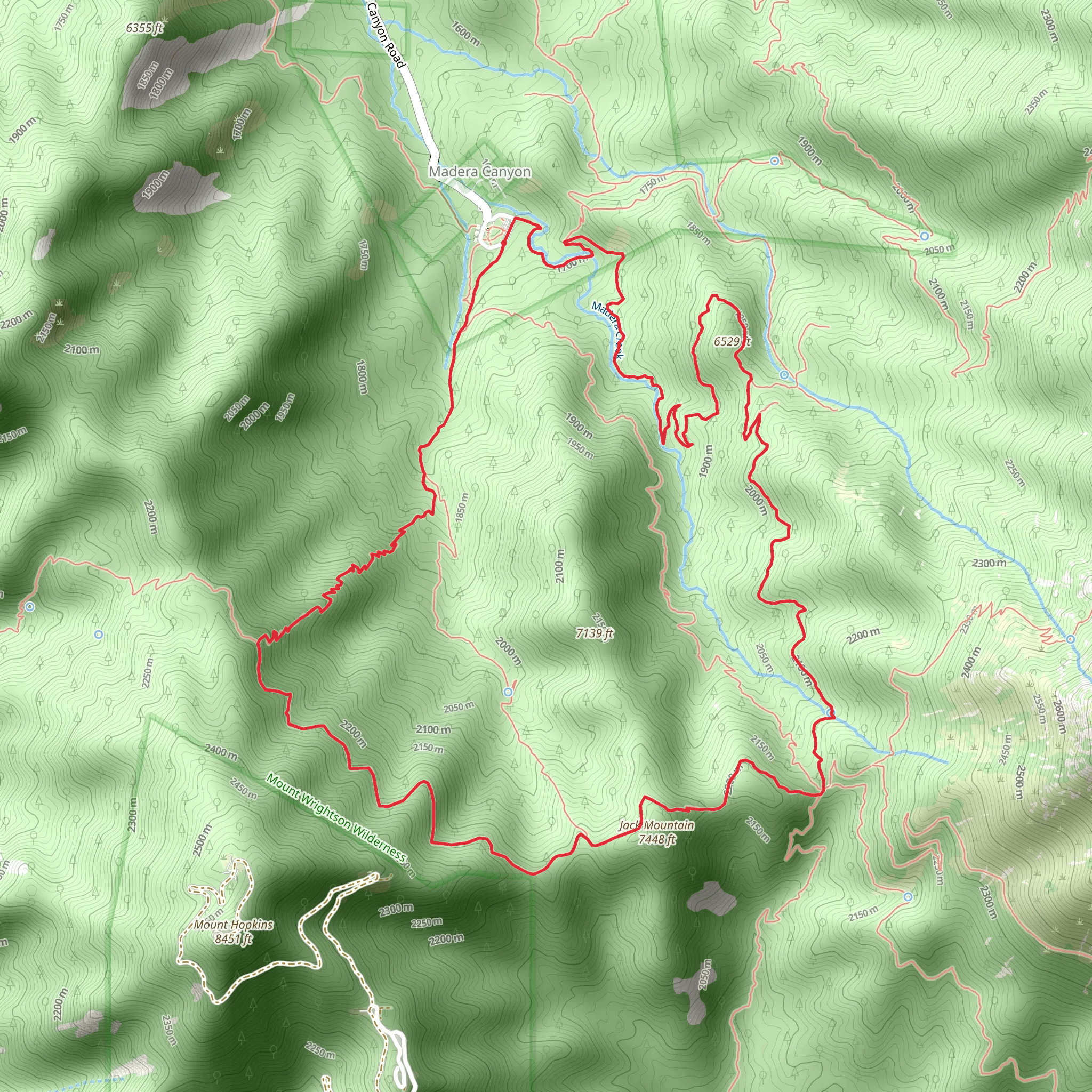 Vault Mine, Agua Caliente and Super Loop Trail mobile static map