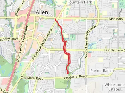 Cottonwood Creek Loop from Heritage Park