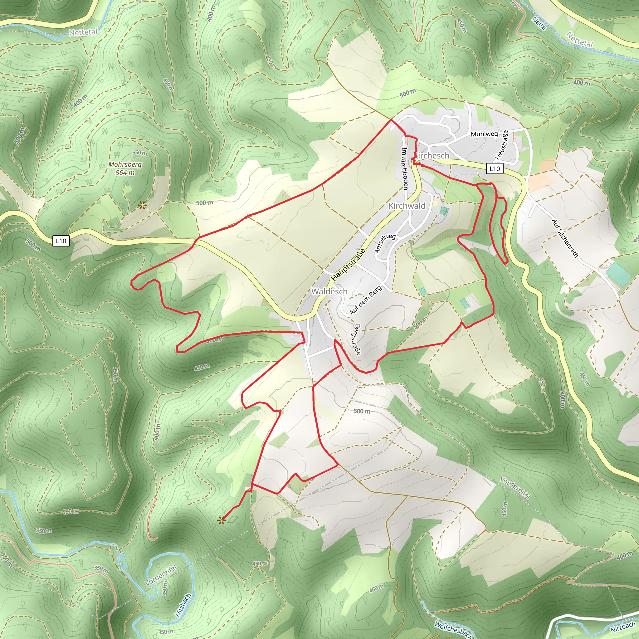 Nitzblick Loop mobile static map