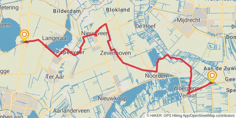 Marskramerpad stage 14 Map
