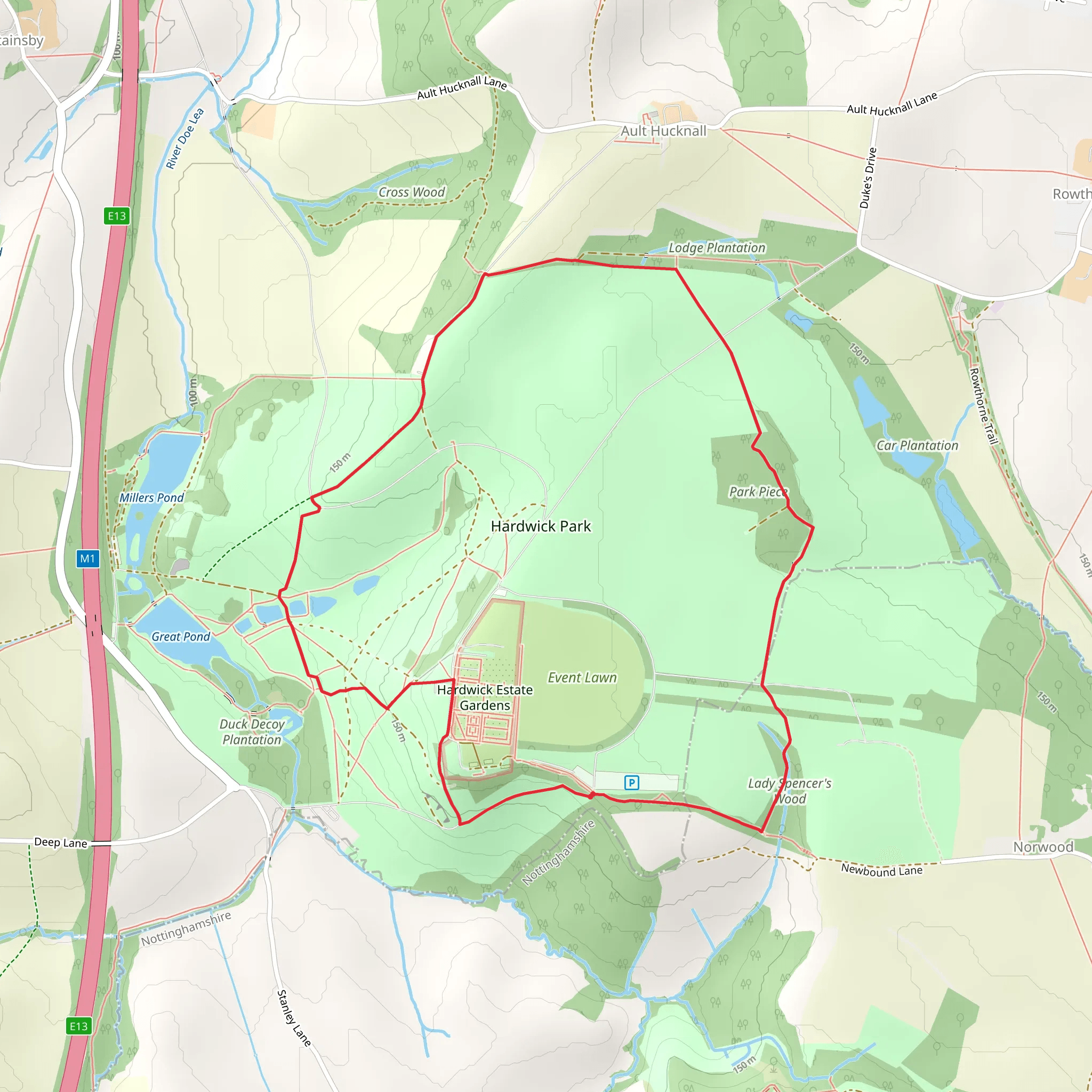 Exploring Bess' Grounds mobile static map