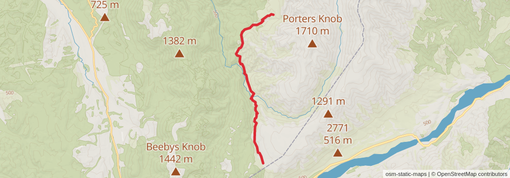 Te Araroa South Island stage 15 Map