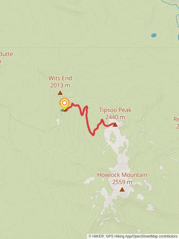 Tipsoo Peak Trail mobile static map