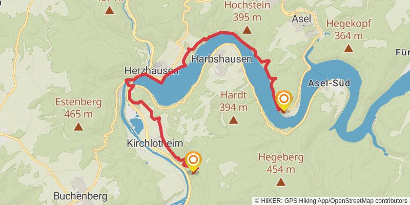 Urwaldsteig stage 3 Map