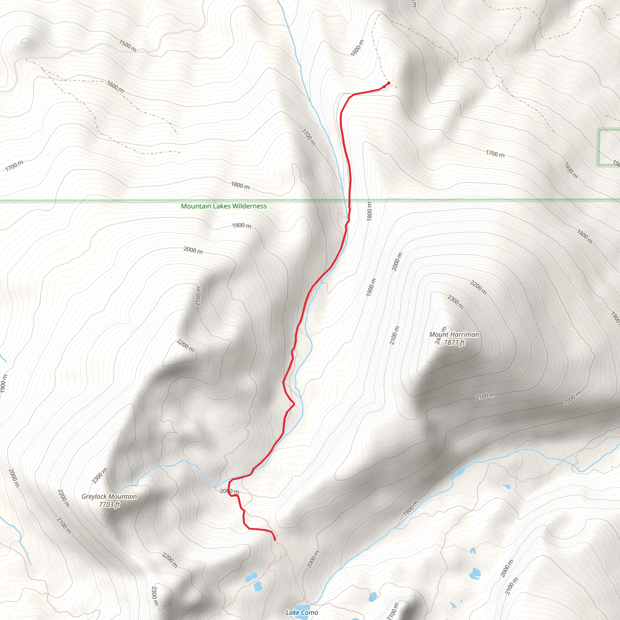 Varney Creek Trail mobile static map