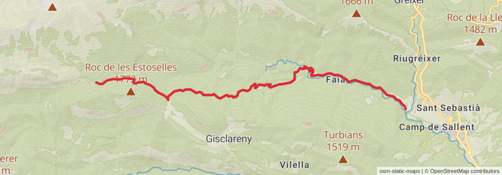 GR 107 Route of the Cathars stage 4 Map