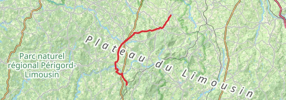 Camino Strasbourg-Saint Jean Pied de Port via Vézelay stage 52 Map