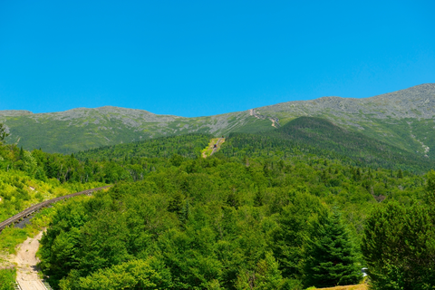 An image depicting the trail Martha's Mile via Cherry Mountain Trail and its surrounding area.