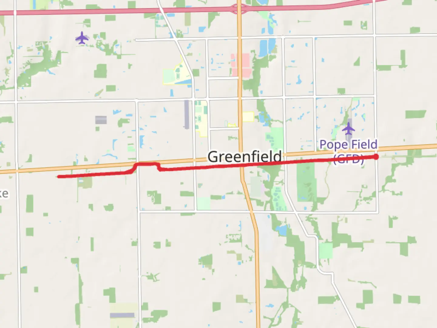 An image depicting the trail Pennsy Trail Park and its surrounding area.