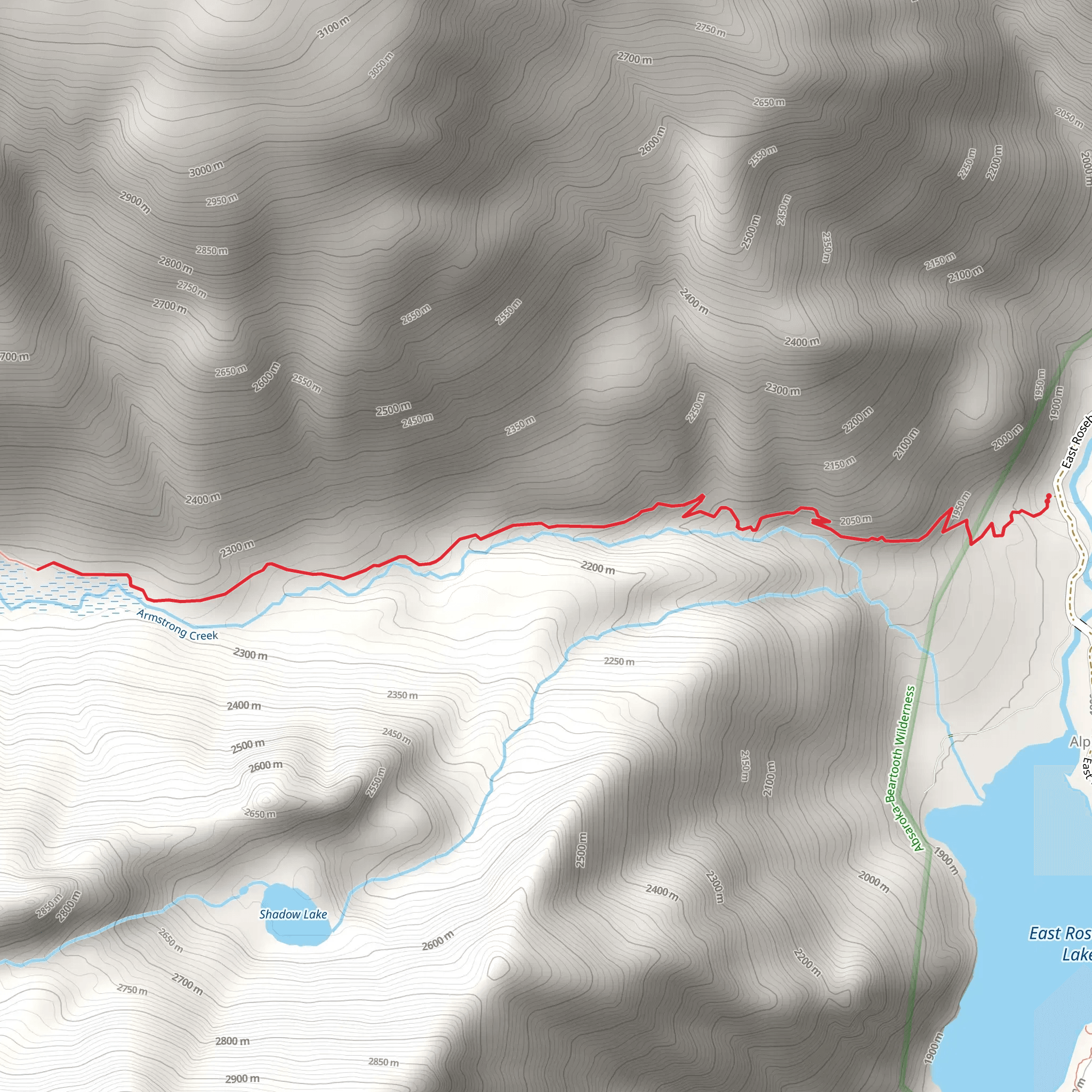 Armstrong Creek - Phantom Creek Trail mobile static map