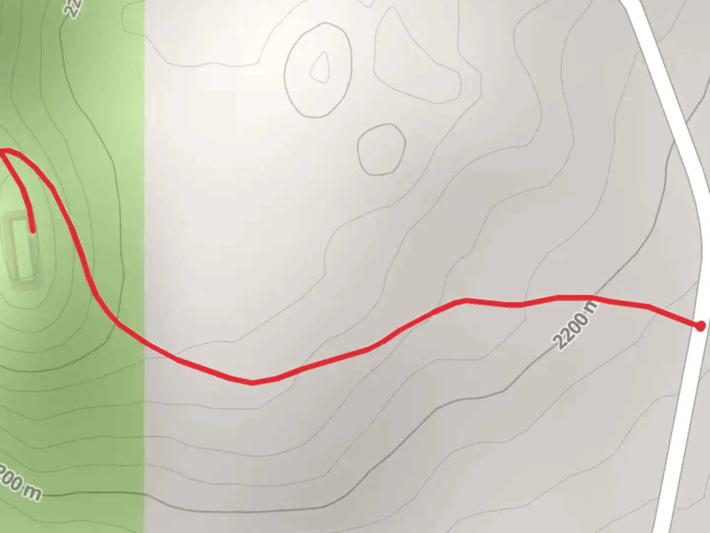 An image depicting the trail Mauna Kea Access Road and its surrounding area.