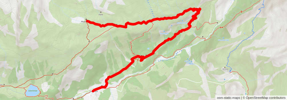 Höhenweg Maderanertal stage 2 Map