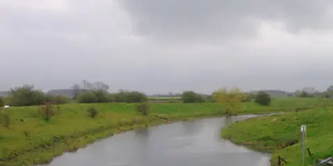 An image depicting the trail River Witham - North Hykeham and its surrounding area.